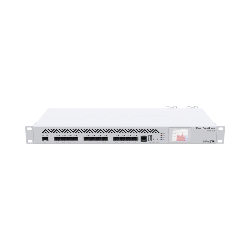 MikroTik RouterBOARD CCR1016-12S-1S+ - Router - conmutador de 12 puertos - GigE - montaje en rack