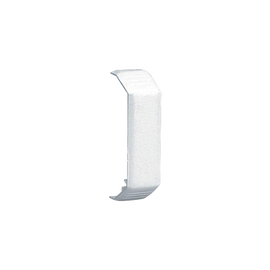 Unión recta de tapa, para uso con canaleta T45, Material PVC Rígido, Color Blanco Mate