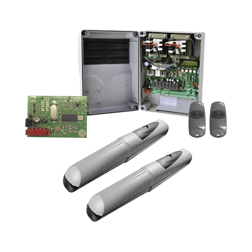 Kit de operadores AXO 5024 Para puertas Abatibles de hasta 5 Metros y 400 Kg de peso por hoja