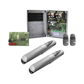 Kit de operadores AXO 5024 Para puertas Abatibles de hasta 5 Metros y 400 Kg de peso por hoja