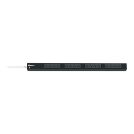 PDU Básico para Distribución de Energía, Enchufe de Entrada NEMA 5-20P, Con 16 Contactos NEMA 5-20R, de Instalación Vertical, 20 Amp, 120 Vca
