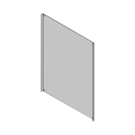 Placa Interior Trasera Metálica para Gabinete TXG-0149