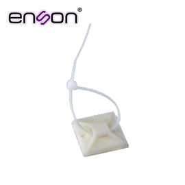BASE PORTA CINCHO DE NYLON ENSON ENS-AG19 DE 25 X 25MM AUTOADHERIBLE BOLSA DE 100 PZ