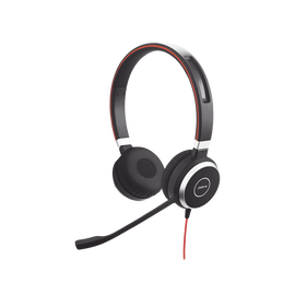 Jabra Evolve 40 Duo con Conexión USB / 3.5 mm, indicador de ocupado y cancelación de ruido pasiva (6399-823-109)