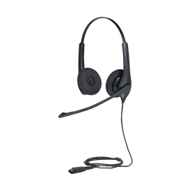 Jabra Biz 1500 Duo, auricular profesional con cancelación de ruido, ideal para contact center con conexión QD (1519-0157)