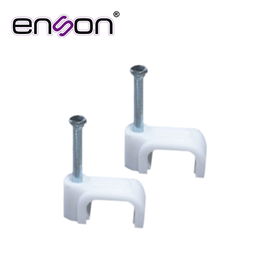 GRAPA CUADRADA DE NYLON DE 4MM ENSON ENS-G464 CON CLAVO DE 15MM