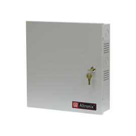 Fuente de poder 12 ó 24 Vcc @ 6 A / 16 salidas de CD / Ideal para aplicaciones de Video Vigilancia / Con capacidad de baterías de respaldo / Requieren batería