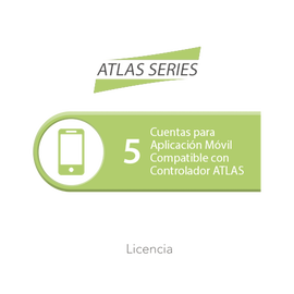 Licencia de 5 cuentas para aplicación Móvil compatible con controlador ATLAS