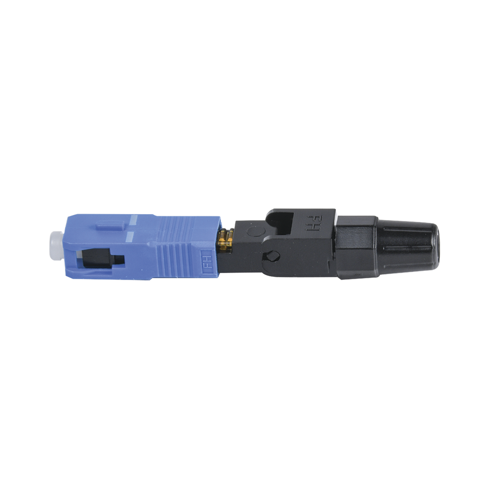 Conector Rápido de Instalación en Campo, Monomodo, SC/UPC, pre-pulido, re-terminable, ideal para Aplicaciones FTTx