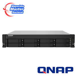 QNAP TS-832PXU-RP - Servidor NAS - 8 compartimentos - montaje en bastidor - SATA 6Gb/s - RAID 0, 1, 5, 6, 10, 50, JBOD, 60 - RAM 4 GB - 2.5 Gigabit Ethernet / 10 Gigabit Ethernet - iSCSI soporta - 2U