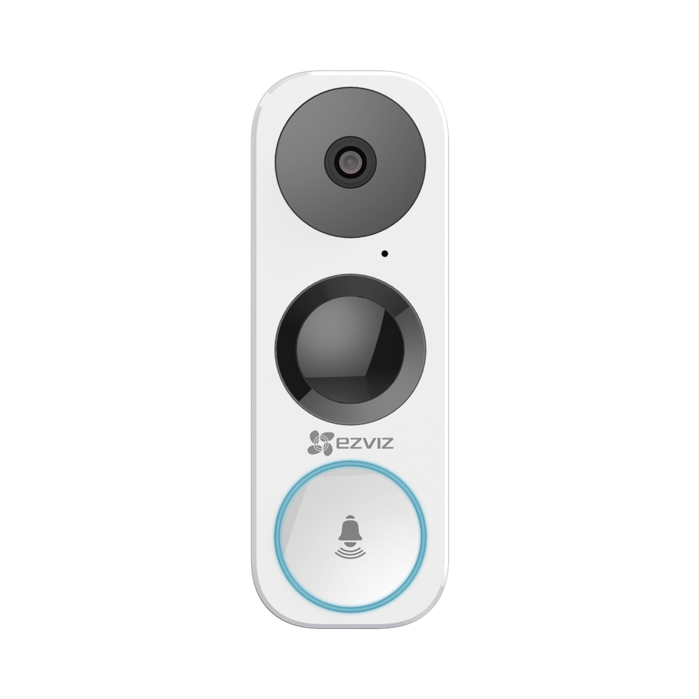 Timbre IP Inalámbrico (DoorBell) / Cámara Integrada de 3 Megapixel / Sensor PIR  / Llamada a la App /  Visión Vertical  180° / Audio de Dos Vías / Ranura Para Memoria