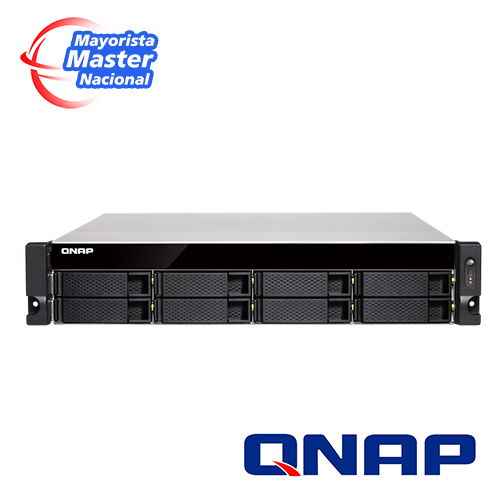 SERVIDOR NAS QNAP TS-877XU-RP-3600-8G-US / PROCESADOR AMD RYZEN 3600 / MEMORIA RAM 8GB / 8 BAHIAS FRONTALES SATA 3.5 PULGADAS y 2.5 PULGADAS / 2 PUERTOS RJ45 1GbE + 2 PUERTOS FIBRA OPTICA SFP+ 10GbE / FUENTE REDUNDANTE / MONTAJE EN RACK 2UR / APLICA SERVIDOR NAS QNAP TS-877XU-RP-3600-8G-US / PROCESADOR AMD RYZEN 3600 / MEMORIA RAM 8GB / 8 BAHIAS FRONTALES SATA 3.5 PULGADAS y 2.5 PULGADAS / 2 PUERTOS RJ45 1GbE + 2 PUERTOS FIBRA OPTICA SFP+ 10GbE / FUENTE REDUNDANTE / MONTAJE EN RACK 2UR / APLICA