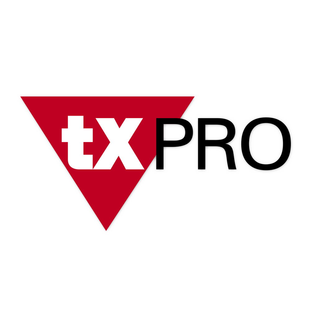 Calcomanías txPRO (Paquete con 10)