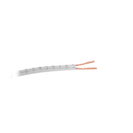 Bobina de 305 metros de cable POT, 2 X 18 AWG; Uso INTEMPERIE tipo CL2, con forro blanco para aplicaciones en : Alarmas/Control de Acceso/ Interfonos y TV porteros/Audio/Voceo.