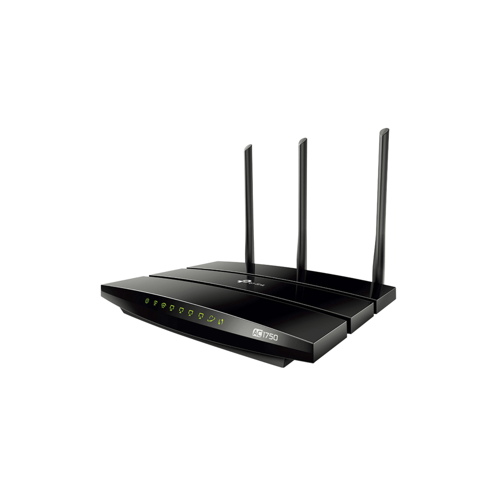 Router inalámbrico AC 1750 doble banda 1 puerto WAN 10/100/1000 Mbps Y  4 puertos LAN 10/100/1000 Mbps, 2 puertos USB 2.0