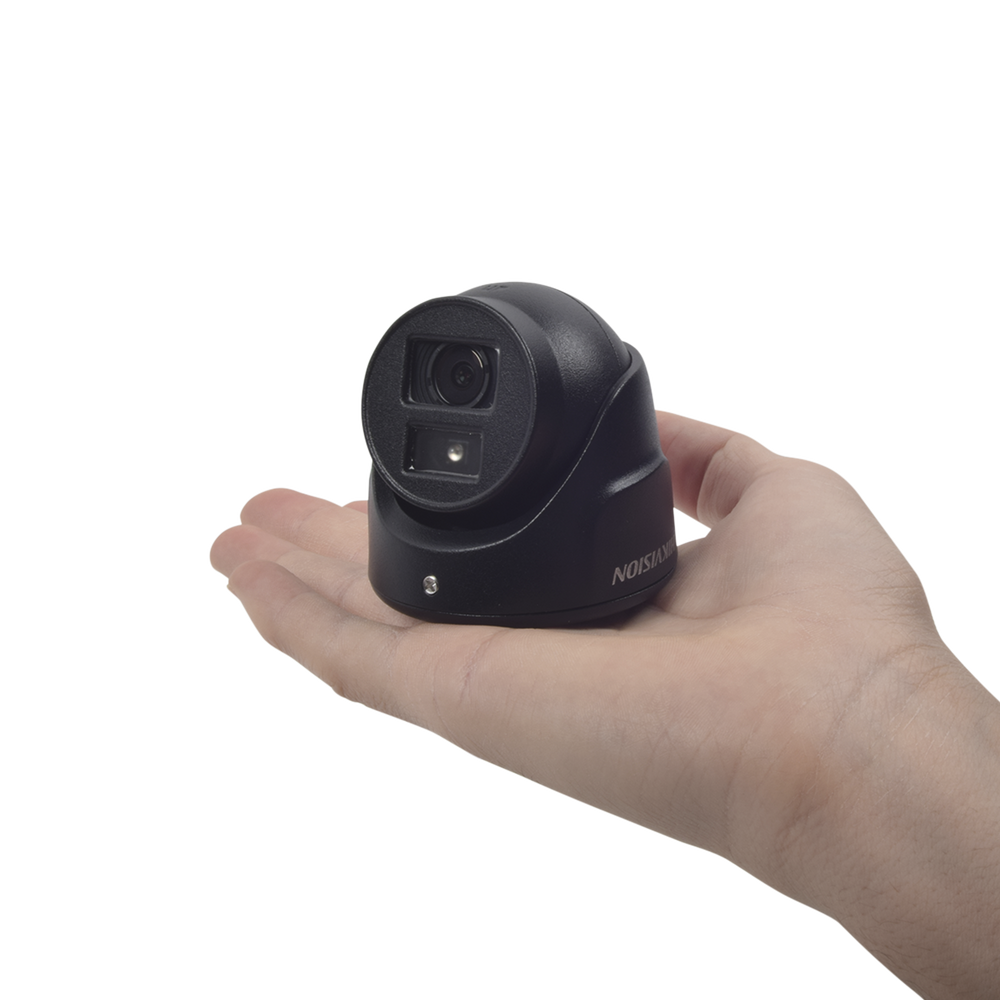 Ultra Mini Turret TURBO 2 Megapixeles (1080p) / Gran Angular / Lente 2.8 mm / 20 mts IR EXIR / Exterior IP67 / 4 Tecnologías (TVI / AHD / CVBS) / dWDR