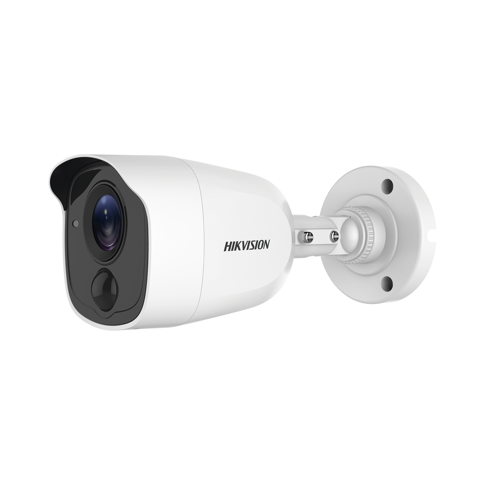 Bala FLASH TURBOHD 2 Megapixel (1080p) (LED Blancos Intermitentes) / PIR (Evita Falsas Alarmas) / 2 Megapixel / 20 mts IR EXIR / Lente 2.8 mm / IP67 / Salida de Alarmas