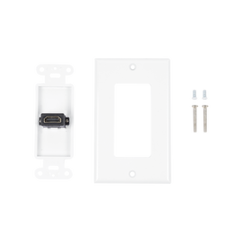 Placa de pared 1 puerto HDMI hembra a hembra
