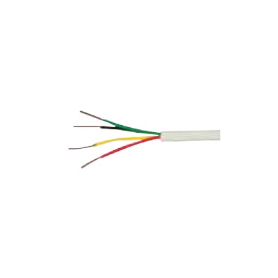 Bobina de 305 metros de alambre , 22 AWG ; 4 Conductores, tipo CM-CL2 Uso INTEMPERIE, de color blanco, para aplicaciones de Alarmas de intrusión / Sistemas de automatización Bobina de 305 metros de alambre , 22 AWG ; 4 Conductores, tipo CM-CL2 Uso INTEMPERIE, de color blanco, para aplicaciones de Alarmas de intrusión / Sistemas de automatización