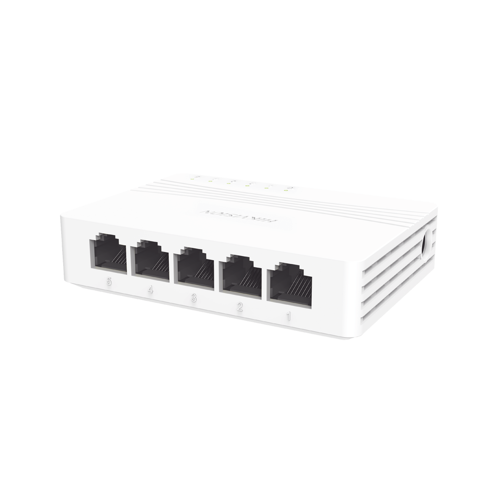 Switch Gigabit No Administrable de Escritorio con 5 puertos Gigabit 10/100/1000 Mbps