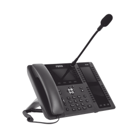 Teléfono empresarial IP hasta 20 lineas SIP, micrófono exterior, 106 botones DSS, Bluetooth integrado para diademas, puertos Gigabit, soporta recepción video, PoE