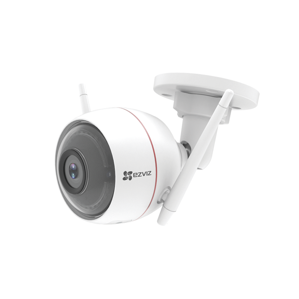 Bala IP 2 Megapixel / Inalámbrica  / Lente 2.8 mm / 30 mts IR / Grabación en la Nube / Audio de Dos Vías / Sirena / Luz Blanca / Ranura para Memoria / Exterior.