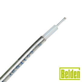 Bobina de Cable RG402U con blindaje de malla trenzada estañada 100%, aislante de TFE-Teflón. Bobina de Cable RG402U con blindaje de malla trenzada estañada 100%, aislante de TFE-Teflón.