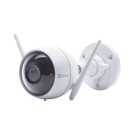 Bala IP 2 Megapixel / Inalámbrica  / Micrófono integrado / Notificación Push / Grabación en la Nube / Exterior / Ranura Para Memoria / 30 mts IR
