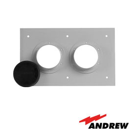 Placa pasamuro con capacidad de 2 botas de 4 Placa pasamuro con capacidad de 2 botas de 4