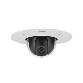 Cámara IP Domo Interior Antivandálico PTRZ 5MP / Lente Motorizado 2.8-12mm / Fácil Instalación en plafón / IR 50M / WDR 150db / H.265 & WiseStream II