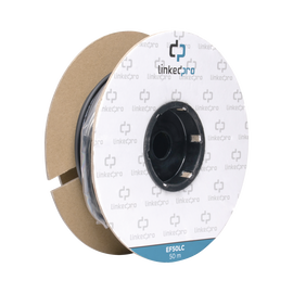 Carrete de Fibra Óptica Monomodo con conectores LC-LC Duplex, Reforzada con Kevlar, de 50 metros
