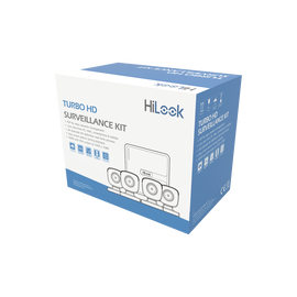 KIT TurboHD 720p / DVR 8 canales / 4 Cámaras Bala de Policarbonato / 4 Cables 18 Mts / 1 Fuente de Poder Profesional