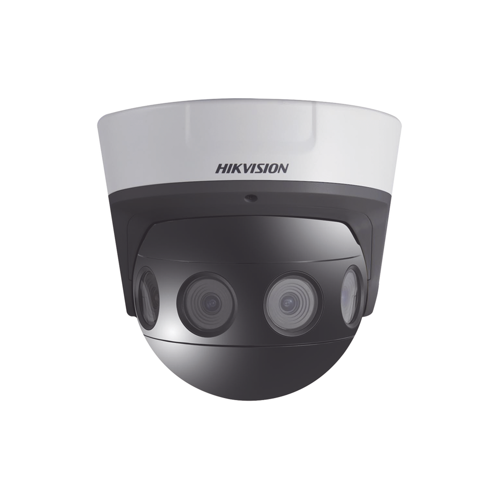 PanoVu Series / Vista Panorámica 180° / 32 Megapixel en Total / 4 Lentes 2.8 mm / 4 Lentes 8 Megapixel / 20 mts IR / ExteriorIP67 / IK10 / 12 VCD / PoE+