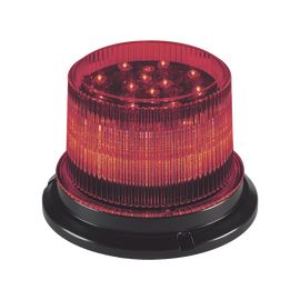 Baliza LED, 12 / 24VDC, lente transparente, montaje permanente (LED ámbar, azul o rojo)