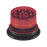 Baliza LED, 12 / 24 Vcd, lente transparente LED rojo, montaje magnético, 12 LED auxiliares en la parte superior brindan una iluminación vertical y horizontal de 360 ​​&deg;