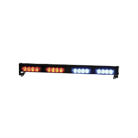 Cabezales de luz LED cuádruple XT4 12 / 24VDC intermitente rojo / azul
