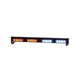 Cabezales de luz LED cuádruple XT4 12 / 24VDC intermitente rojo / azul