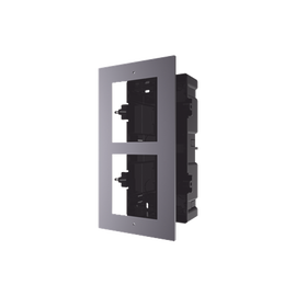 Base de 2 Espacios para EMPOTRAR Módulos de Videoporteros Hikvision