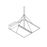 Base No Penetrante de 0.9 x 0.9 m con Mástil de 1.5 m Ced.30 para Instalación de Antenas SIN NECESIDAD DE PERFORAR EL TECHO (HOT-DIP).