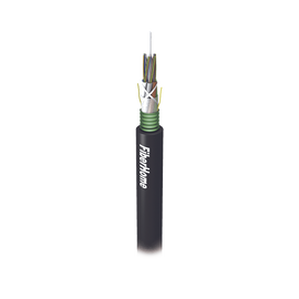 Cable de Fibra Óptica para Exterior G.625D, Armada, Monomodo de 48 Hilos, Loose Tube, Color Negro, 1 Kilómetro