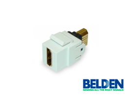 INSERTO HDMI BELDEN AX105345-EW BLANCO PARA FACE PLATE INSERTO HDMI BELDEN AX105345-EW BLANCO PARA FACE PLATE