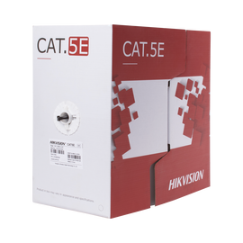 Bobina de Cable UTP /  Cat 5e / 24 AWG / 305 mts / Uso Exterior / 100% Cobre / Color Negro