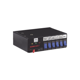 Interruptor deslizante Rocker Max Pak de 3 niveles y 6 interruptores con leyendas