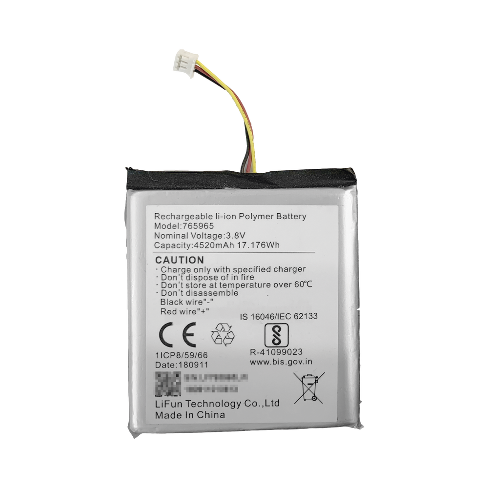 Batería de Respaldo para Panel de Alarma Hikvision / 4520mAh