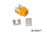 CONECTOR JACK ENSON ENS-JC6YE CAT6 COLOR AMARILLO A 90 GRADOS PONCHADO CON PINZAS Y CUBREPOLVO