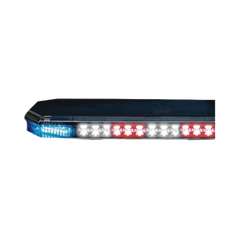 Barra de luces Vantage Serie 21 Ultra Brillante con 66 poderosos LEDs última generación, color Rojo/Azul
