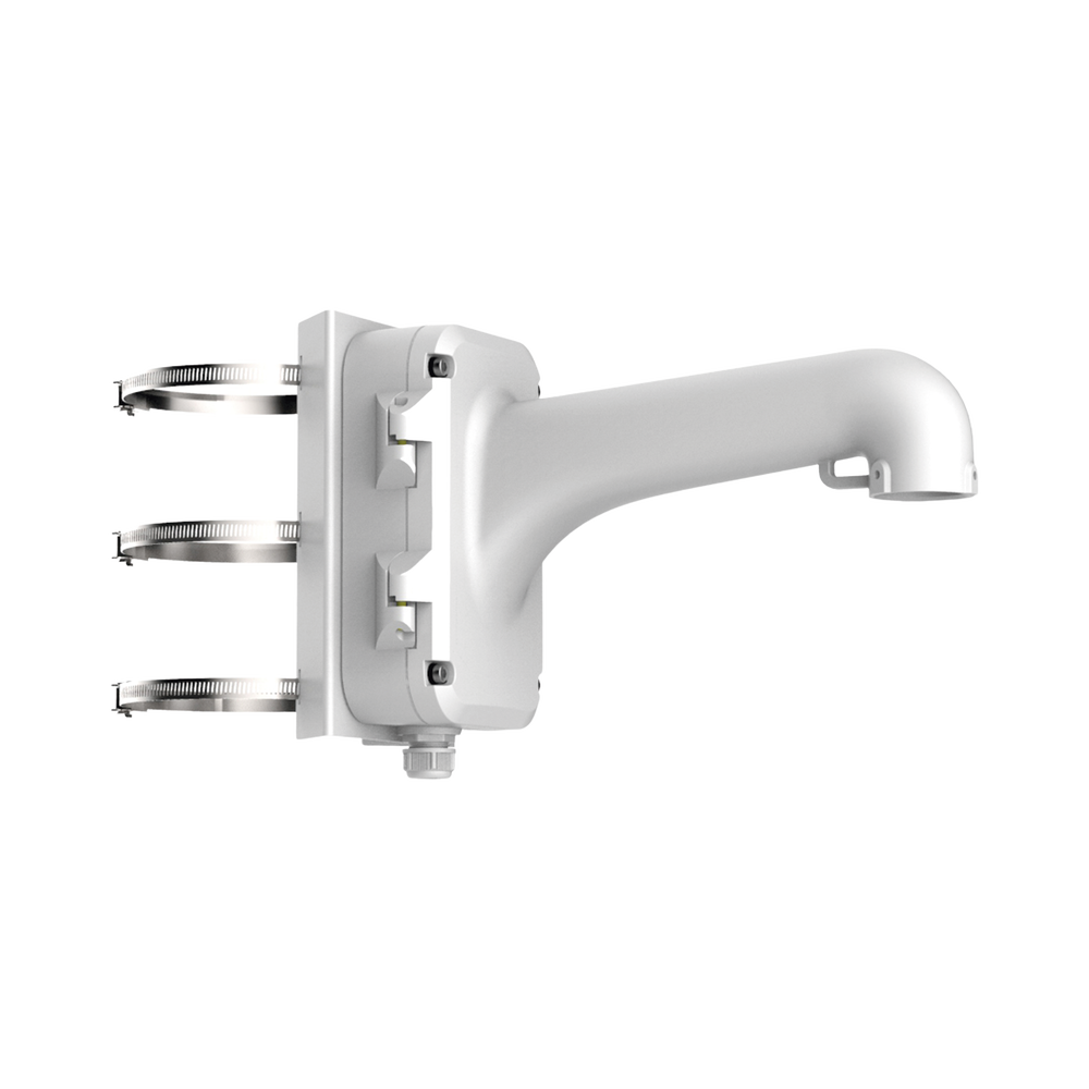 Montaje de Poste para Domos Hikvision / Color Plata / Uso en Exterior