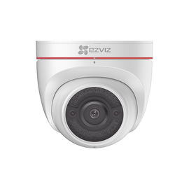 Domo IP 2 Megapixel / Inalámbrica / Sirena y Estrobo / Micrófono y Bocina Integrado / Notificación Push / Audios Personalizables / Ranura Para Memoria / Uso en Exterior