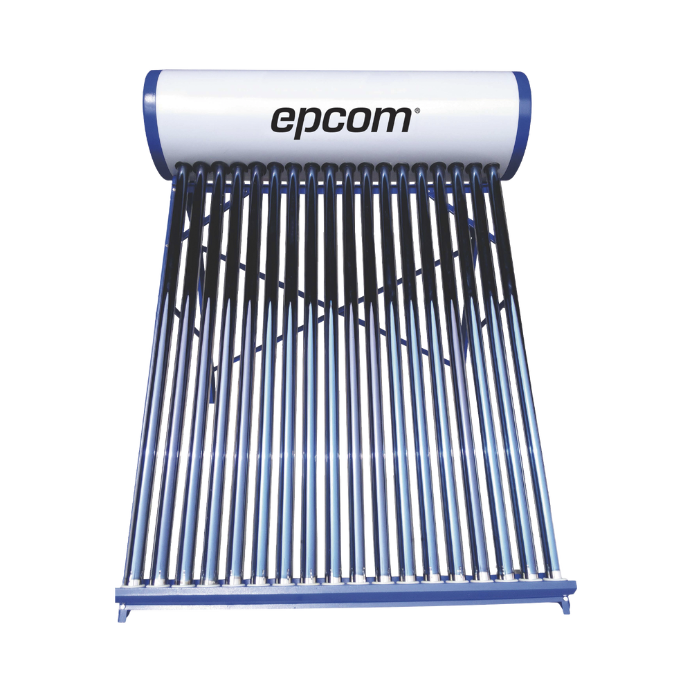 Bóiler Solar de Baja Presión con 18 Tubos de Vacío de 180 L Resistentes a Granizo de Hasta 25 mm/ l, Incluye Anodo de Magnesio