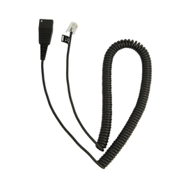 Jabra Cord - Cable enroscado con conexión QD a modular RJ para teléfonos IP de CISCO (8800-01-37)